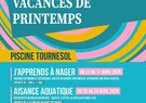 Piscine Tournesol - stages enfants vacances de printemps 