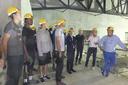 Visite chantier JDP 29 août 2016 avec ADA Basket