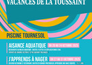 Piscine Tournesol - stages enfants vacances de la Toussaint